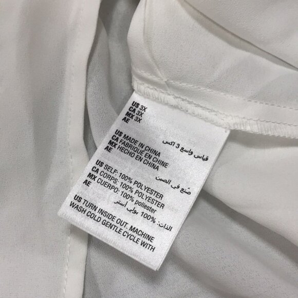 Bar III Trendy Plus Size Tie-Neck Blouse - Picture 6 of 8